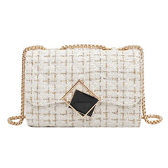 Woolen Women Bag Chain Shoulder Messenger Bag
