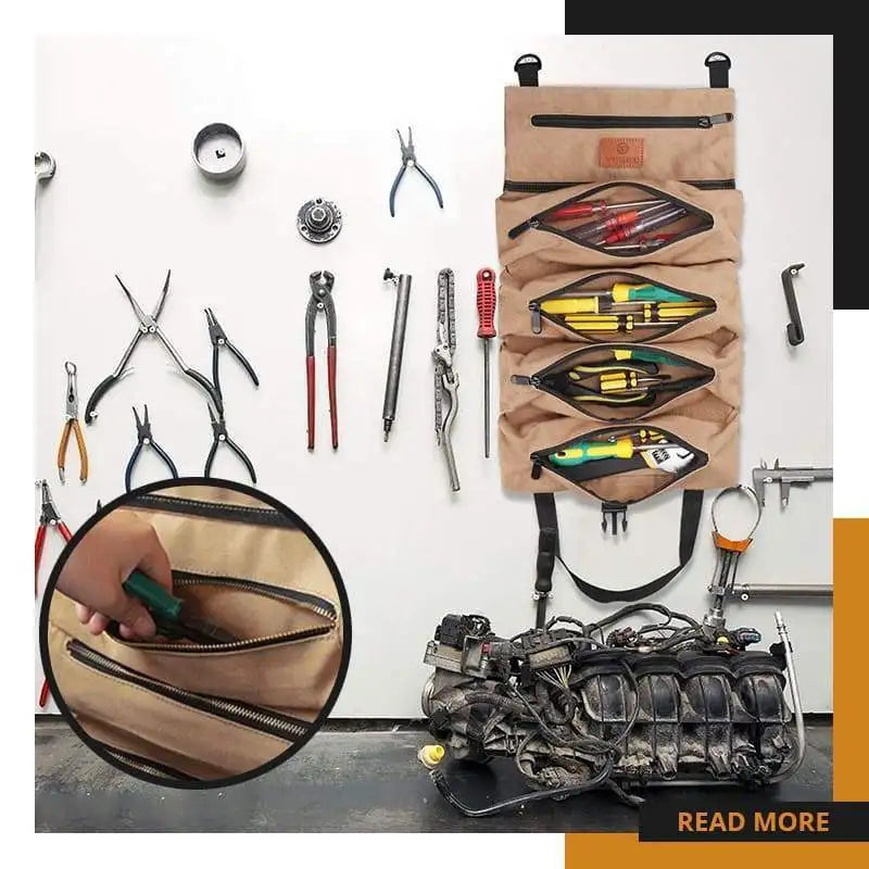 Multi-Purpose Tool Roll Up Bag Wrench Roll Pouch