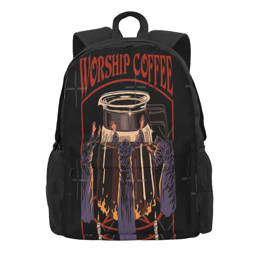 Coffee 2 Backpack Men Women Bags