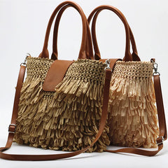Woven Bag Handbag Straw Crossbody Bag