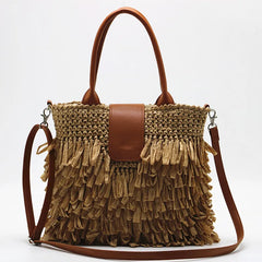 Woven Bag Handbag Straw Crossbody Bag