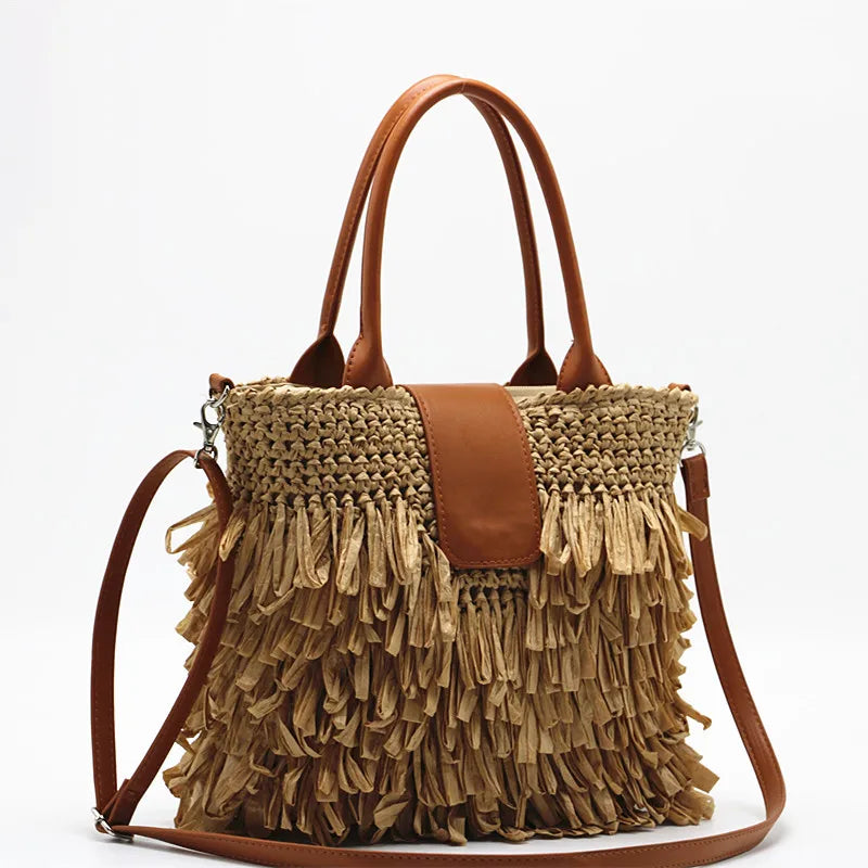Woven Bag Handbag Straw Crossbody Bag