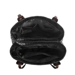 Large Capacity Women's Shoulder Bag Soft Leather Handbag