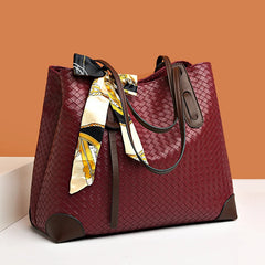Large Capacity Women's Shoulder Bag Soft Leather Handbag