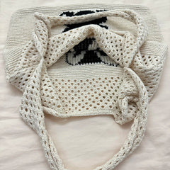 Large Capacity Rabbit Shoulder Bag Eco-Friendly Tote