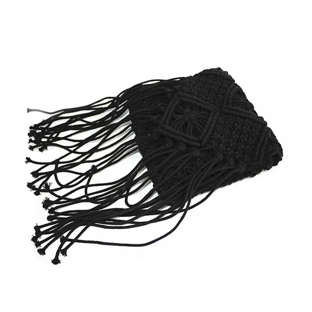 Ethnic Style Straw Tote Beach Bag for Women