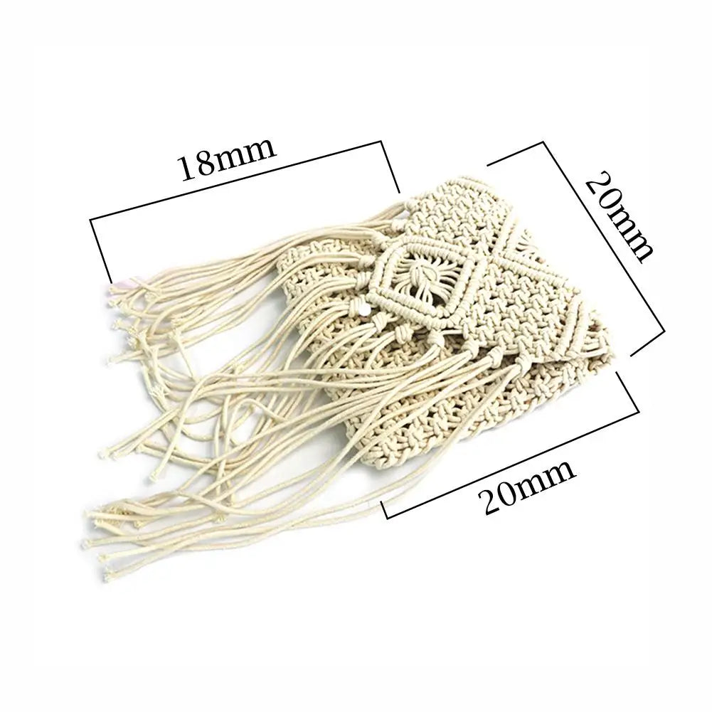 Ethnic Style Straw Tote Beach Bag for Women