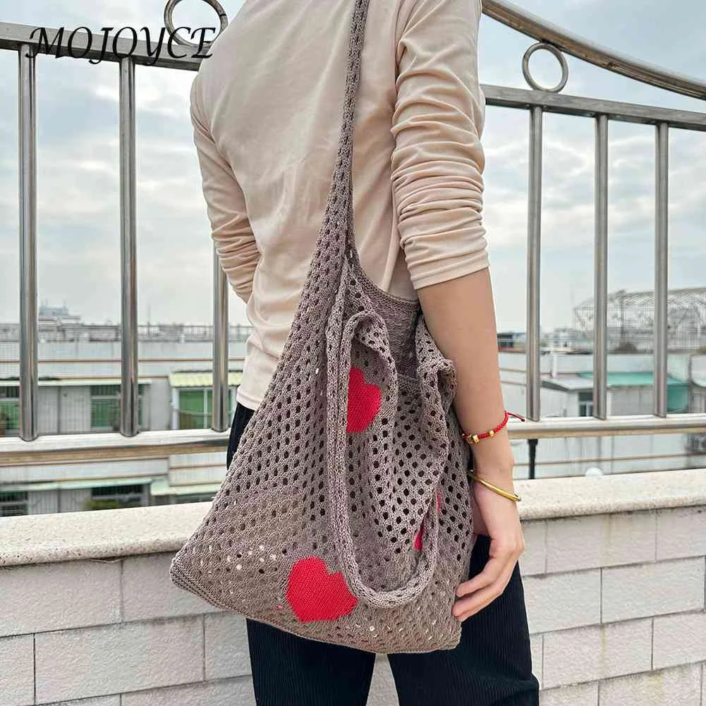 Mesh Net Beach Travel Handbag Large Capacity Eco-Friendly