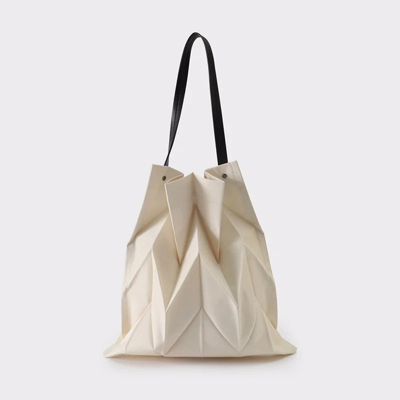 Canvas Women's Bag, Light and Portable Folding Shopping Tote