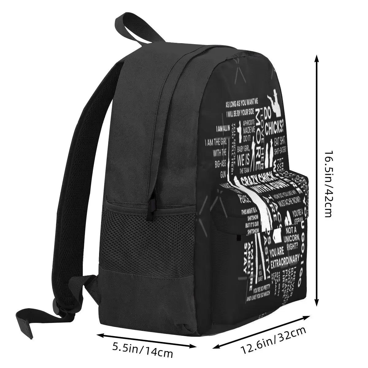 Wynonna Earp Word Cloud Backpacks Men's Backpacks Bags For Women