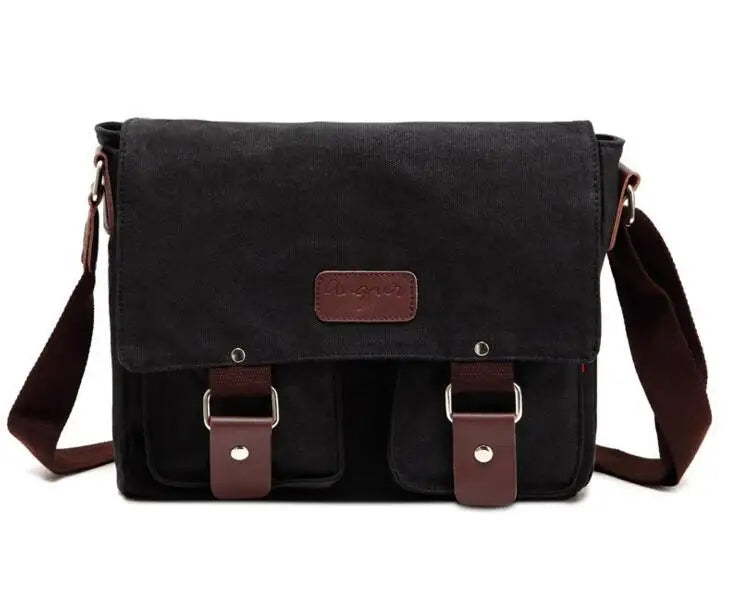Men's Canvas Shoulder Bag Satchel