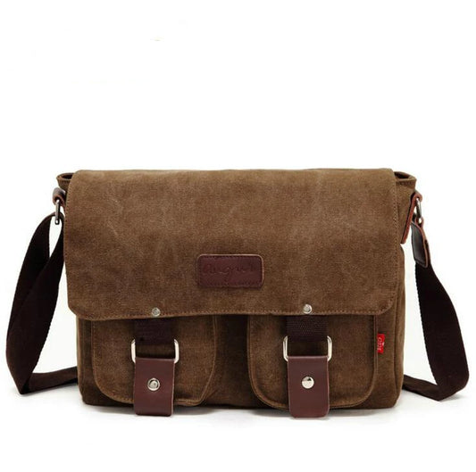 Men's Canvas Shoulder Bag Satchel