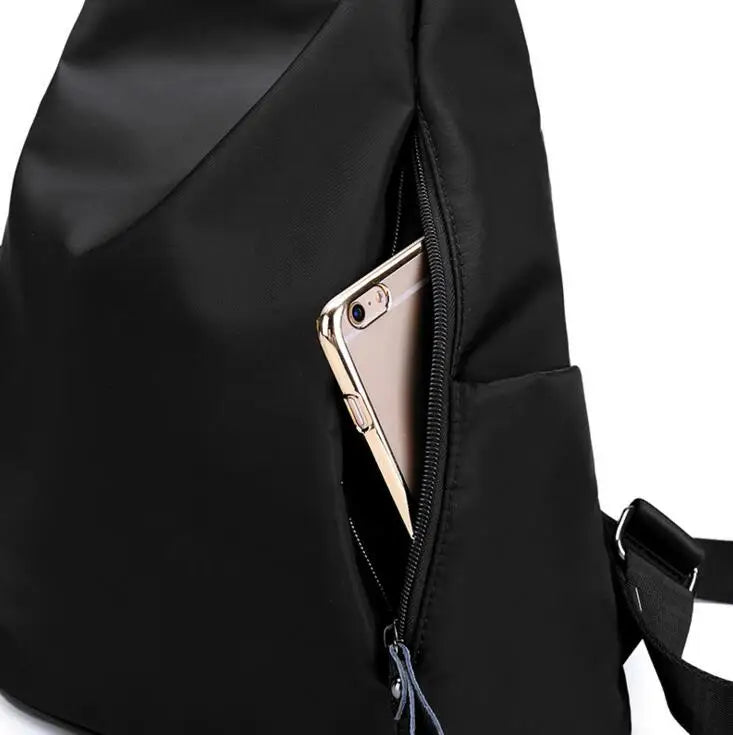 X-Online female nylon backpack travel bag