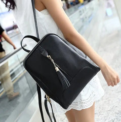 Lady Leather Backpack for Travel