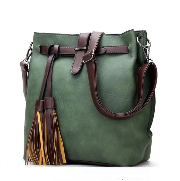 Small Tassel Shoulder Bag Lady Flap Bag