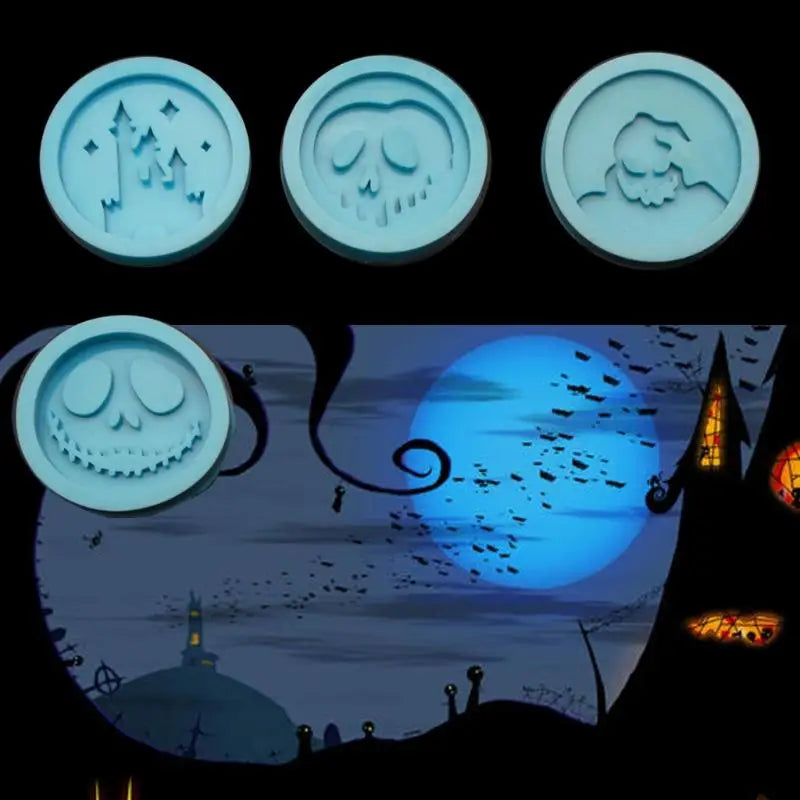 Silicone Halloween Castle Spook Phone Socket Mold DIY Crafts Tool