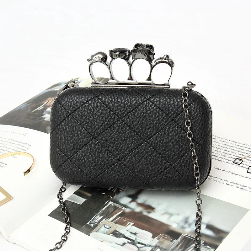 Skull Finger Chain Bag Casual Envelope Ladies Ghost Bag