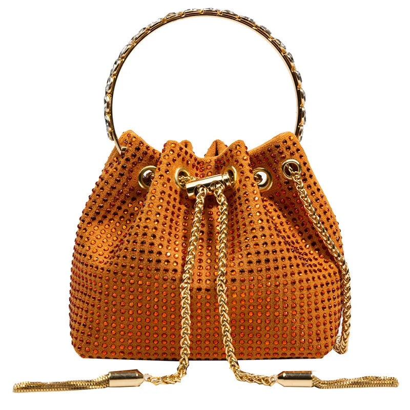 XIHAHA Rhinestone Handbag for Women Bag Diamonds Shoulder Bag Purse Ladies