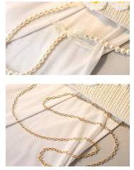 daisy Straw Beam Set Girl One-Shoulder Messenger Bag