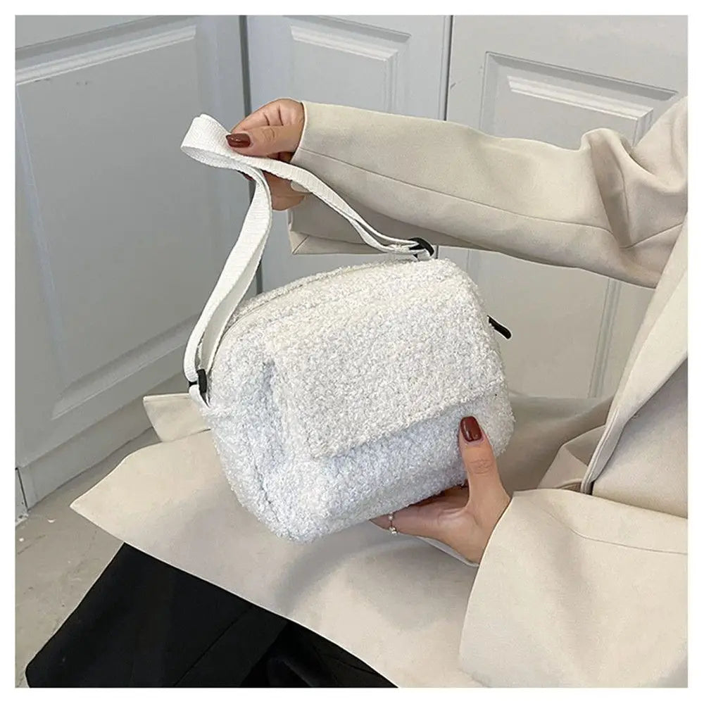 XSLING Plush Women's Shoulder Crossbody Bag