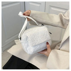 XSLING Plush Women's Shoulder Crossbody Bag