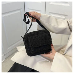XSLING Plush Women's Shoulder Crossbody Bag