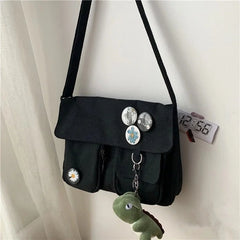 Xierya Women Shoulder Bag Canvas Messenger Bag Youth Ladies Student