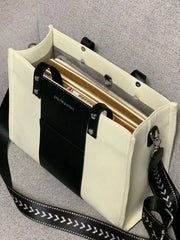 Xiuya Japanese Canvas Bag for Women Spring Large Capacity Handbags