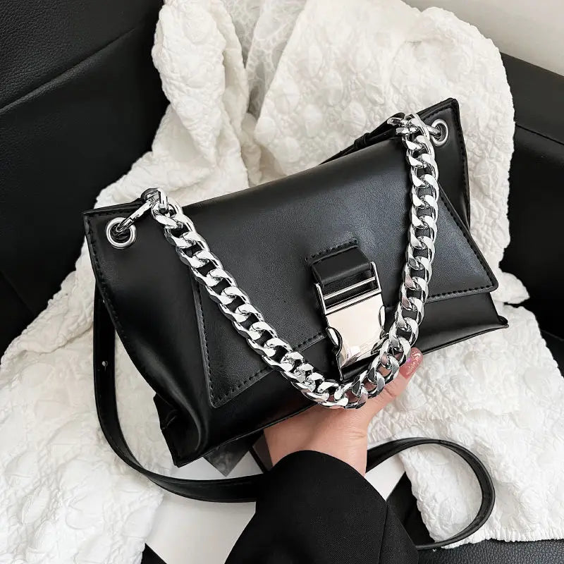Xiuya Moto Biker Style Womens Shoulder Bag Vintage Messenger Bag