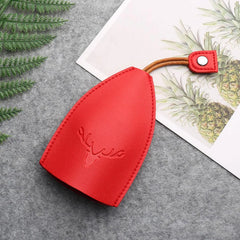 Christmas Elk Pull Type Key Bag PU Leather Key Wallets