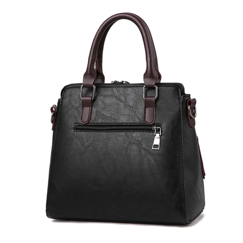 Women Handbags Top-Handle Shoulder Bag Casual Bag Cat PU Leather Ladies Spring