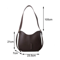 Autumn Square Leather Shoulder Bag for Women