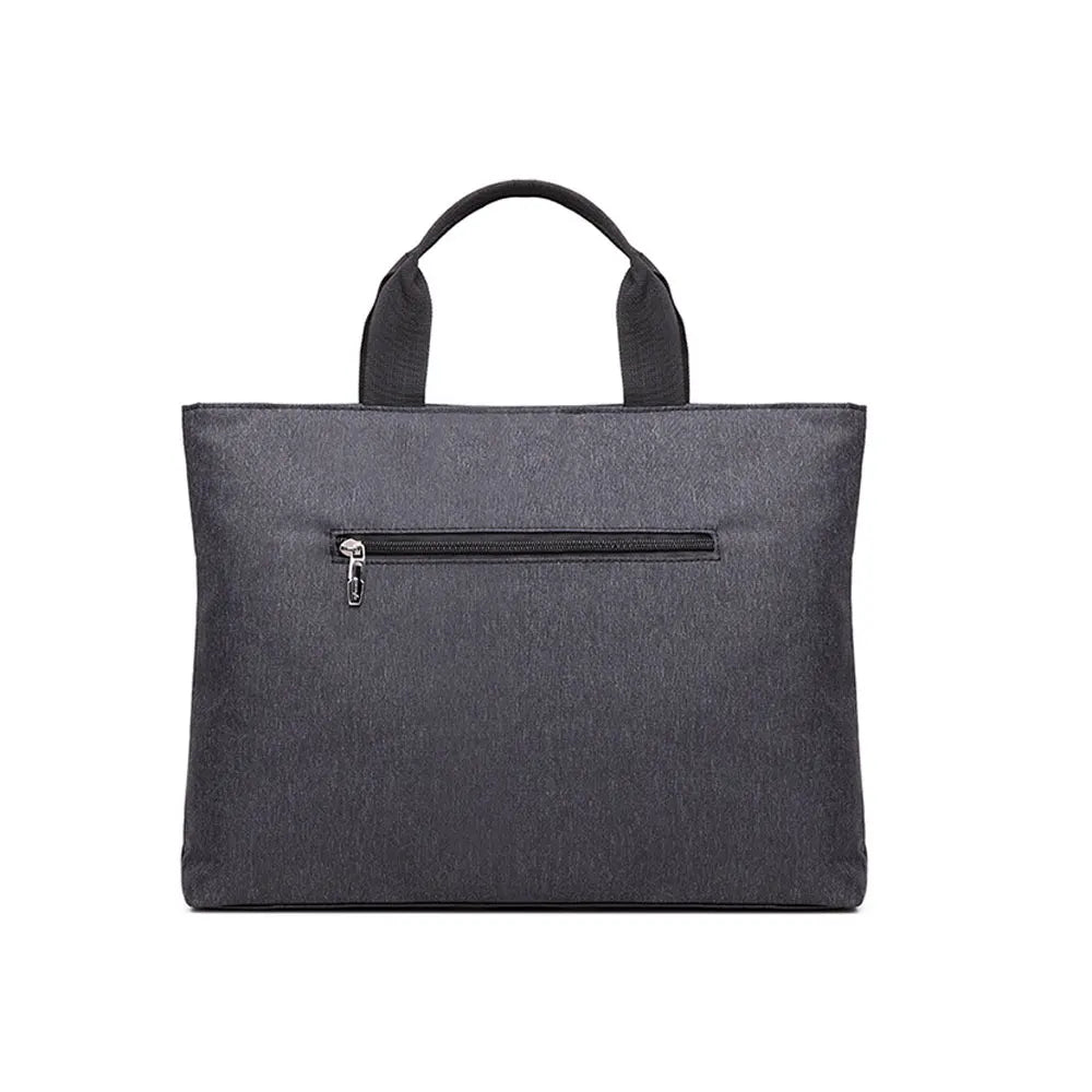 Oxford Men's Briefcase 14" Laptop Bag Handbag Office Document Organizer