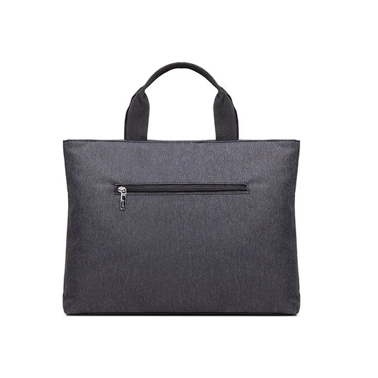 Oxford Men's Briefcase 14" Laptop Bag Handbag Office Document Organizer