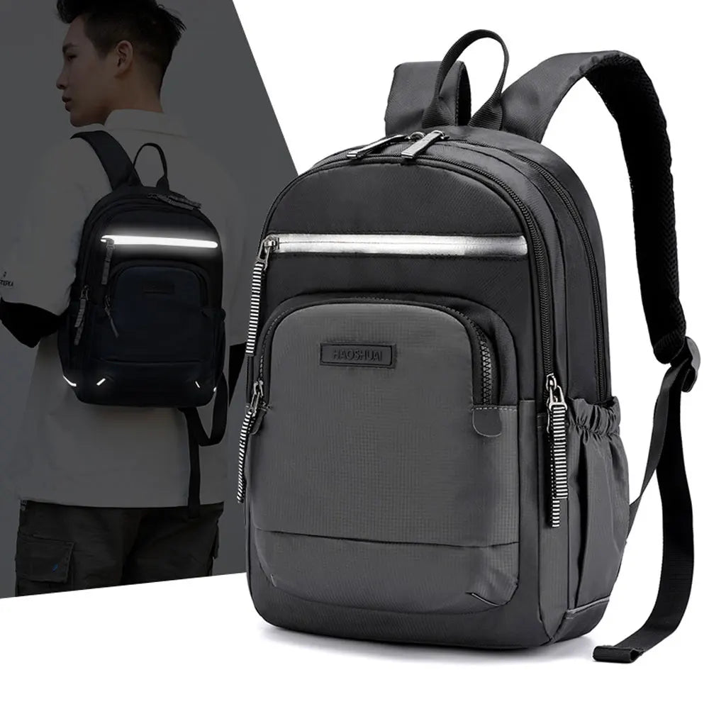 Men Women Reflective School Travel Backpack