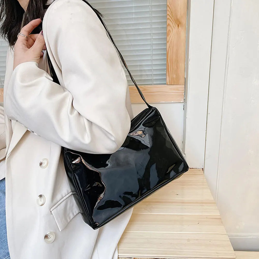 Women's Shoulder Bag Large Capacity Casual Square Leather Evening Clutch