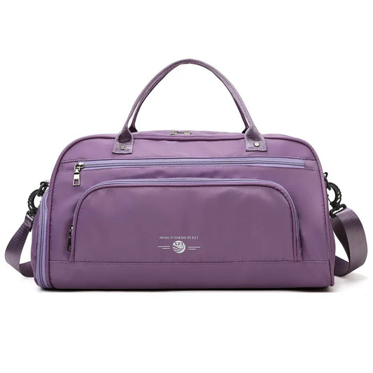 Waterproof Gym Yoga Bag High Capacity Travel Duffle Shoulder Bag