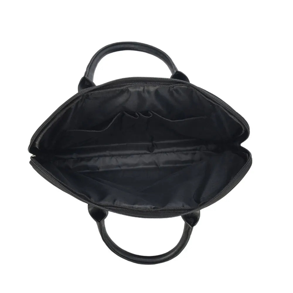 Men's 14-Inch Laptop Briefcase Large Capacity Portfolio Handbag