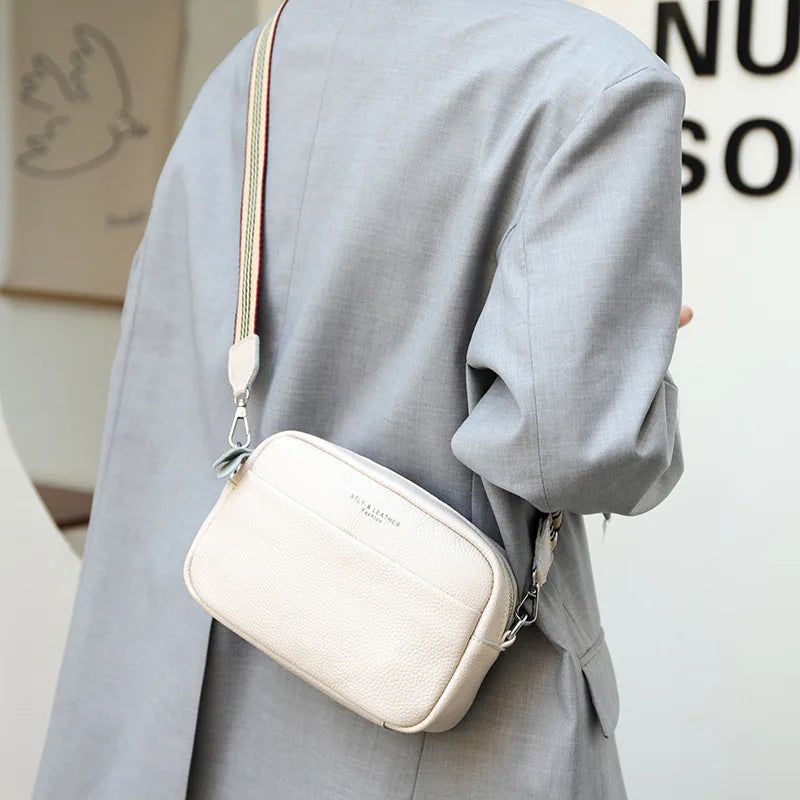YIZHONG Leather Shoulder Handbags Women Casual Large Capacity