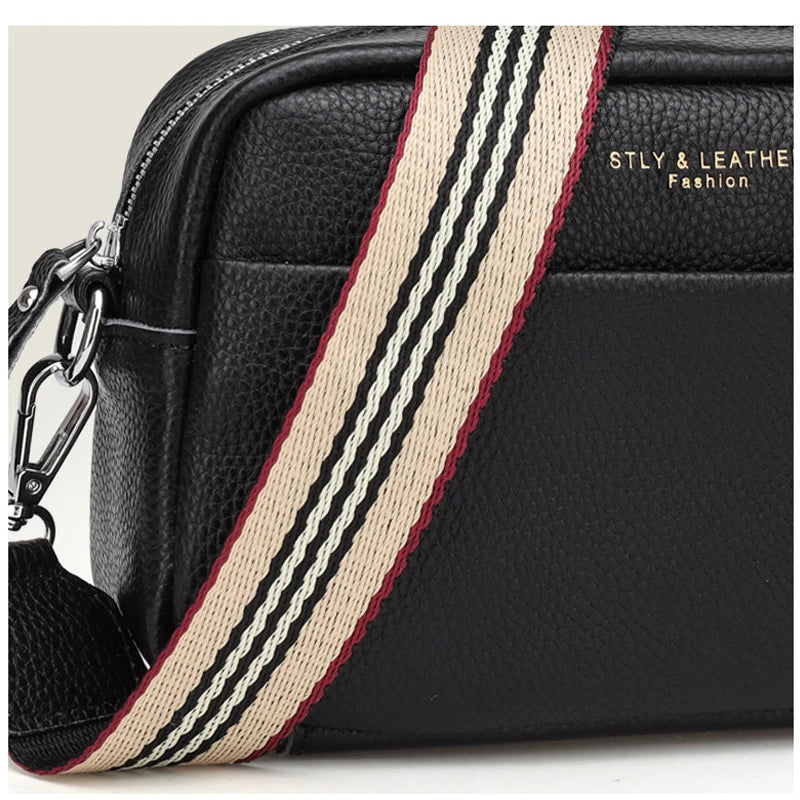 YIZHONG Leather Shoulder Handbags Women Casual Large Capacity