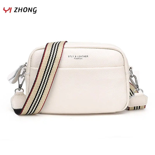 YIZHONG Leather Shoulder Handbags Women Casual Large Capacity