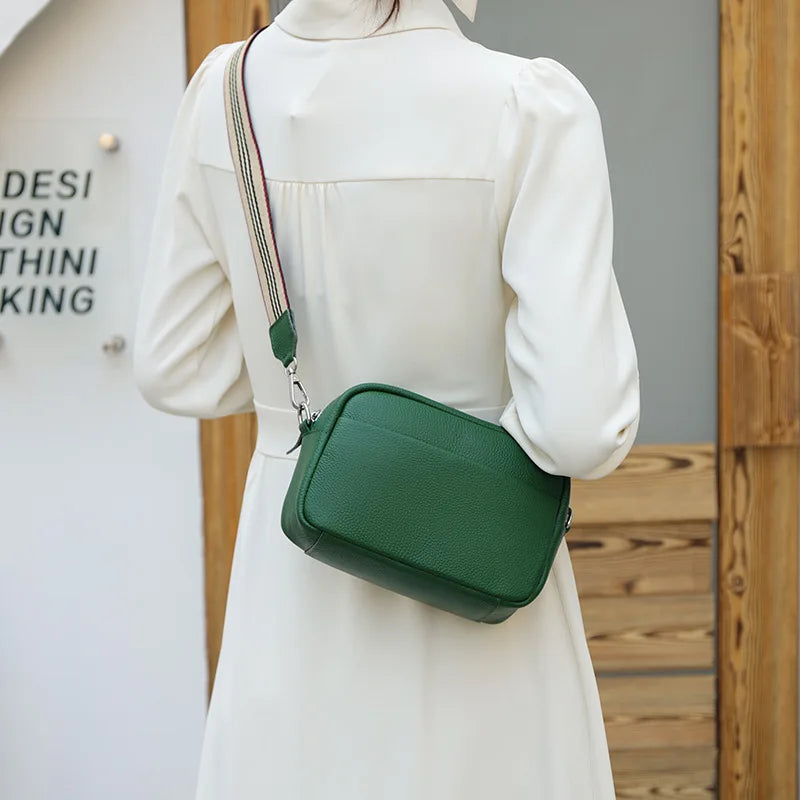 YIZHONG Leather Shoulder Handbags Women Casual Large Capacity