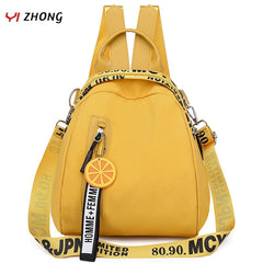 YIZHONG Nylon Mini Backpack for Women Small Travel Backpack Purse