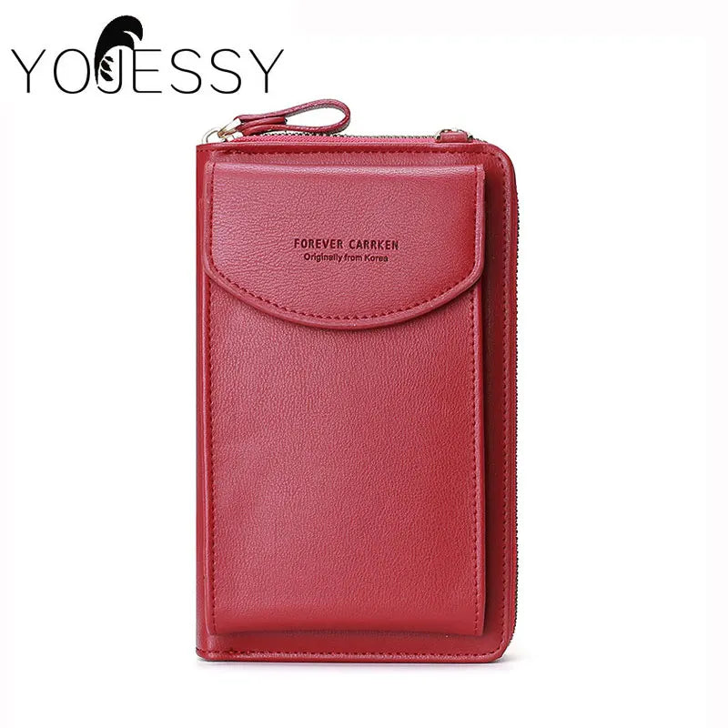 Phone PU Leather Crossbody Bag Ladies Messenger Purse