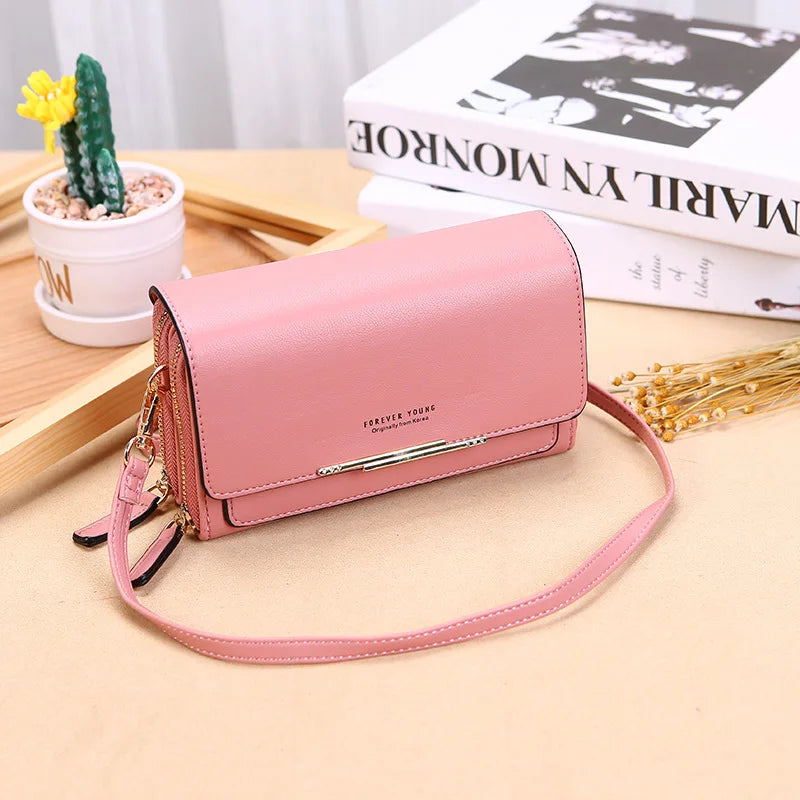 Mini Metal Handle Crossbody Bag for Women