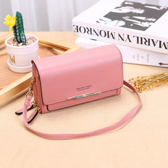 Mini Metal Handle Crossbody Bag for Women