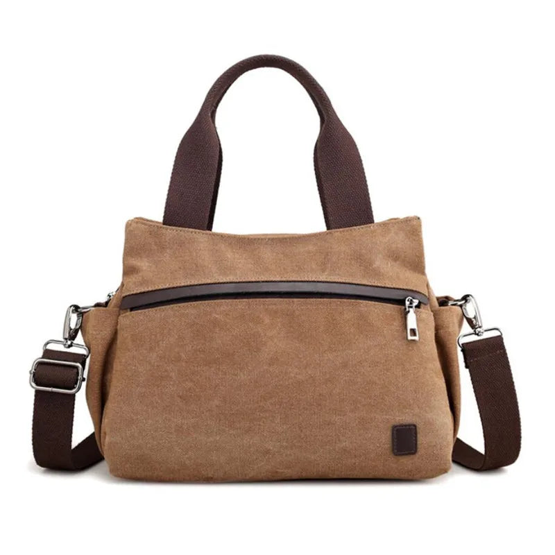 Women's Canvas Shoulder Bag XZ-088