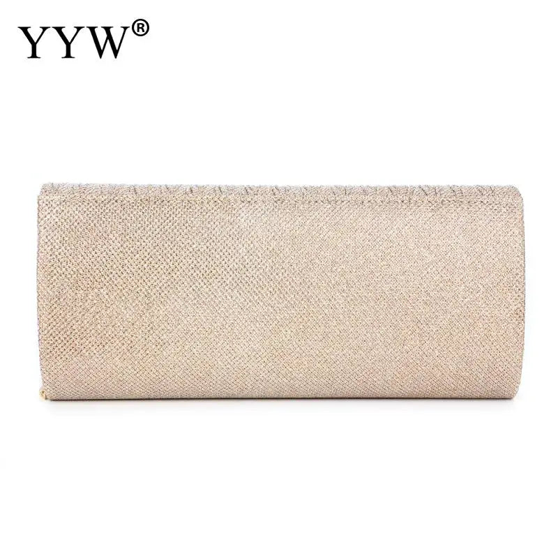 Evening Clutch Purse With Chain Shoulder Bags Women's Party Clutches Sliver Wedd
