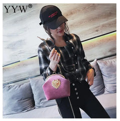 Suede Evening Handbags Women Bags Chain Crossbody Bags Party Clutch Purse