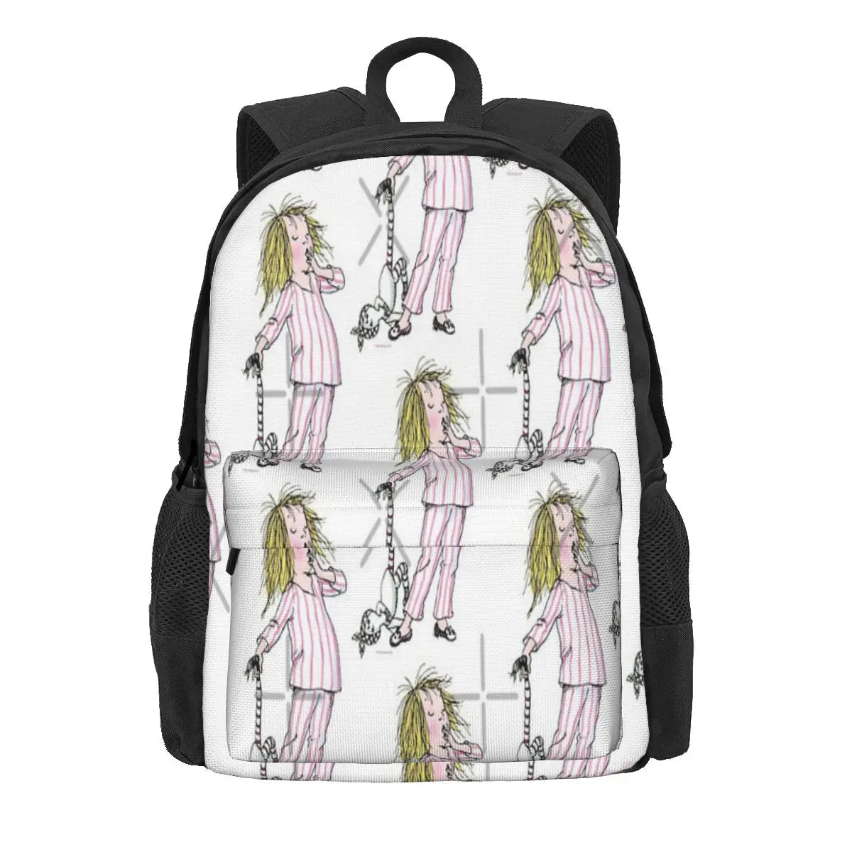 Eloise Pajamas Backpack Men's and Women's Bag with Pockets